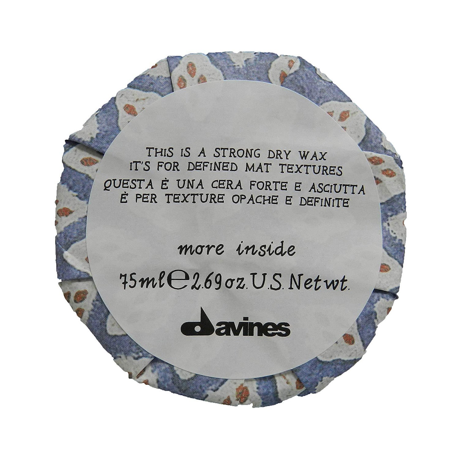 Davines More Inside Strong Dry Wax