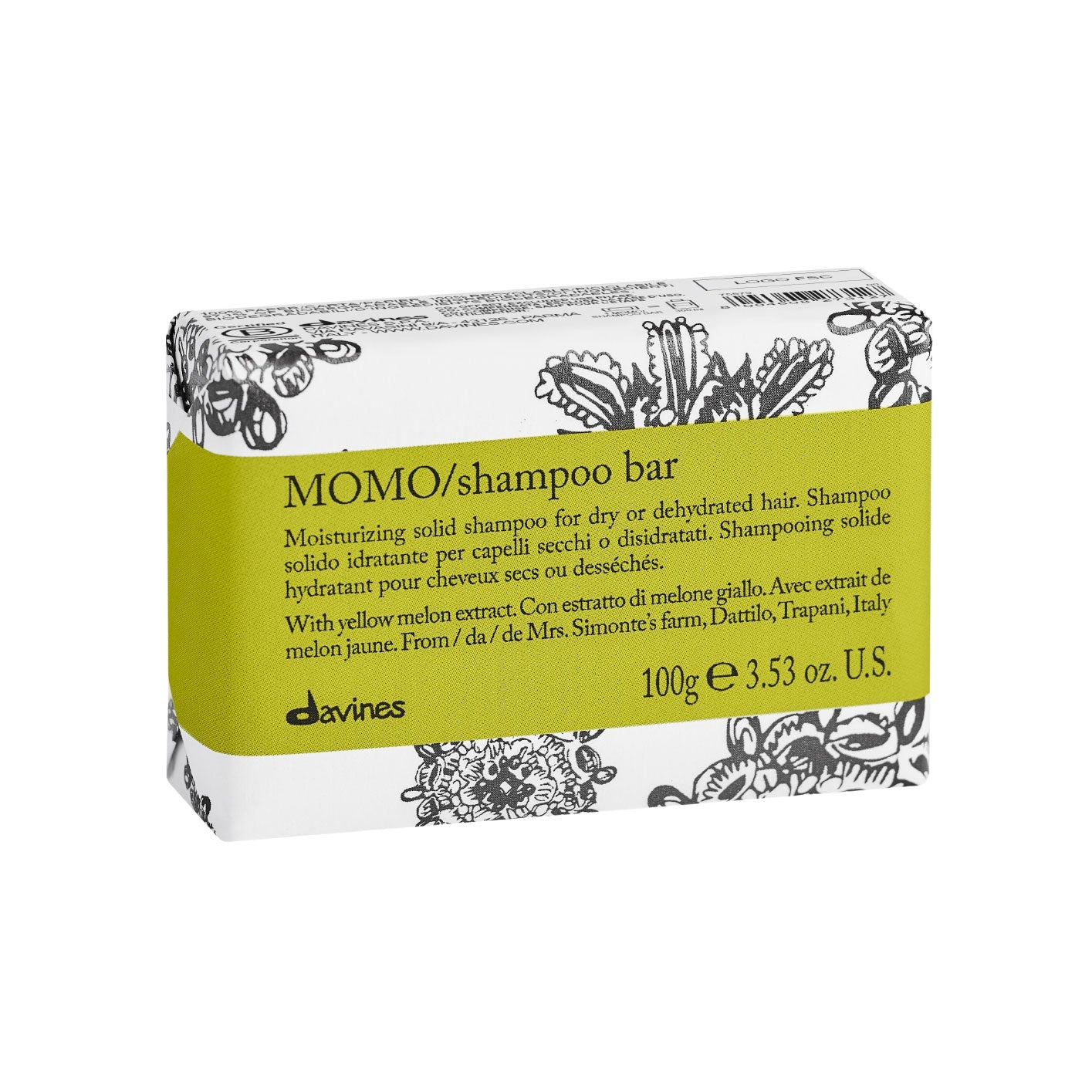 Davines Essential Haircare Momo Shampoo Bar