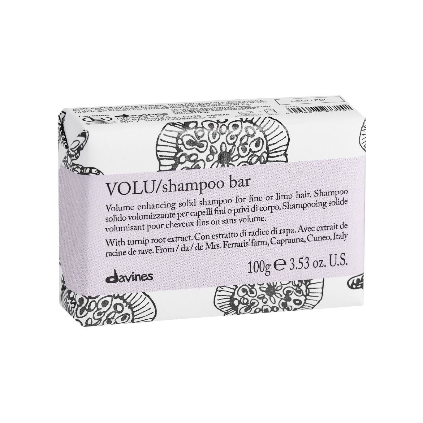 Davines Essential Haircare Volu Shampoo Bar