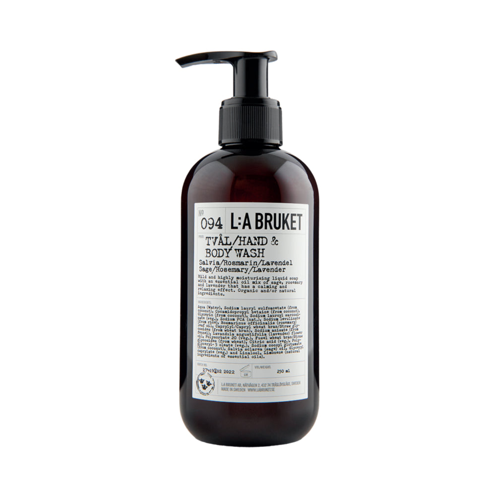 L:A Bruket 094 Hand & Body Wash Sage/Rosemary/Lavender