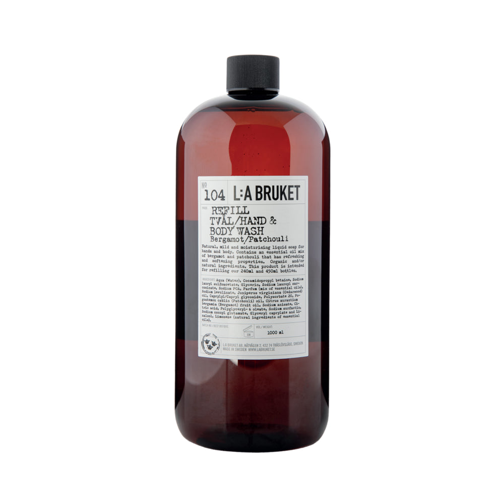 L:A Bruket 104 Hand & Body Wash Bergamot/Patchouli
