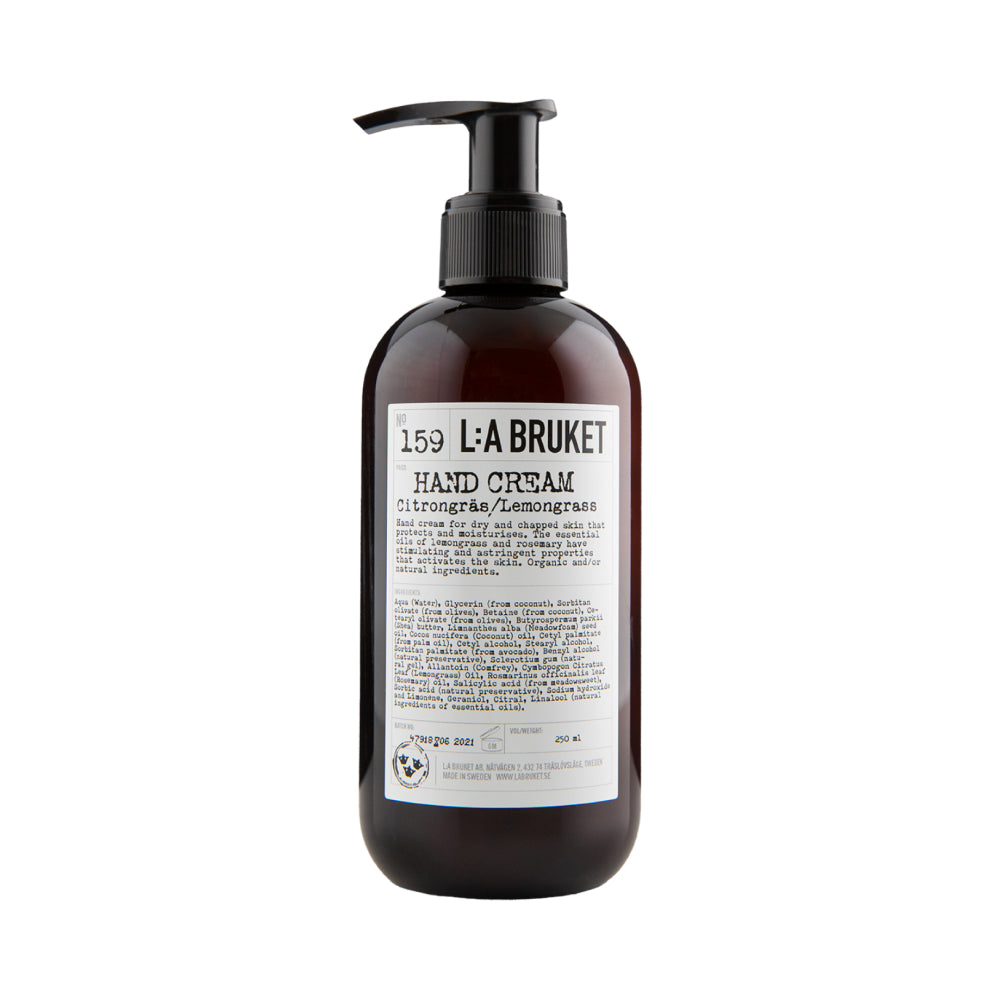 L:A Bruket 159 Hand Cream Lemongrass