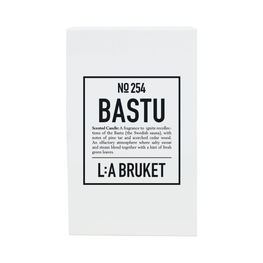L:A Bruket 254 Scented Candle Bastu