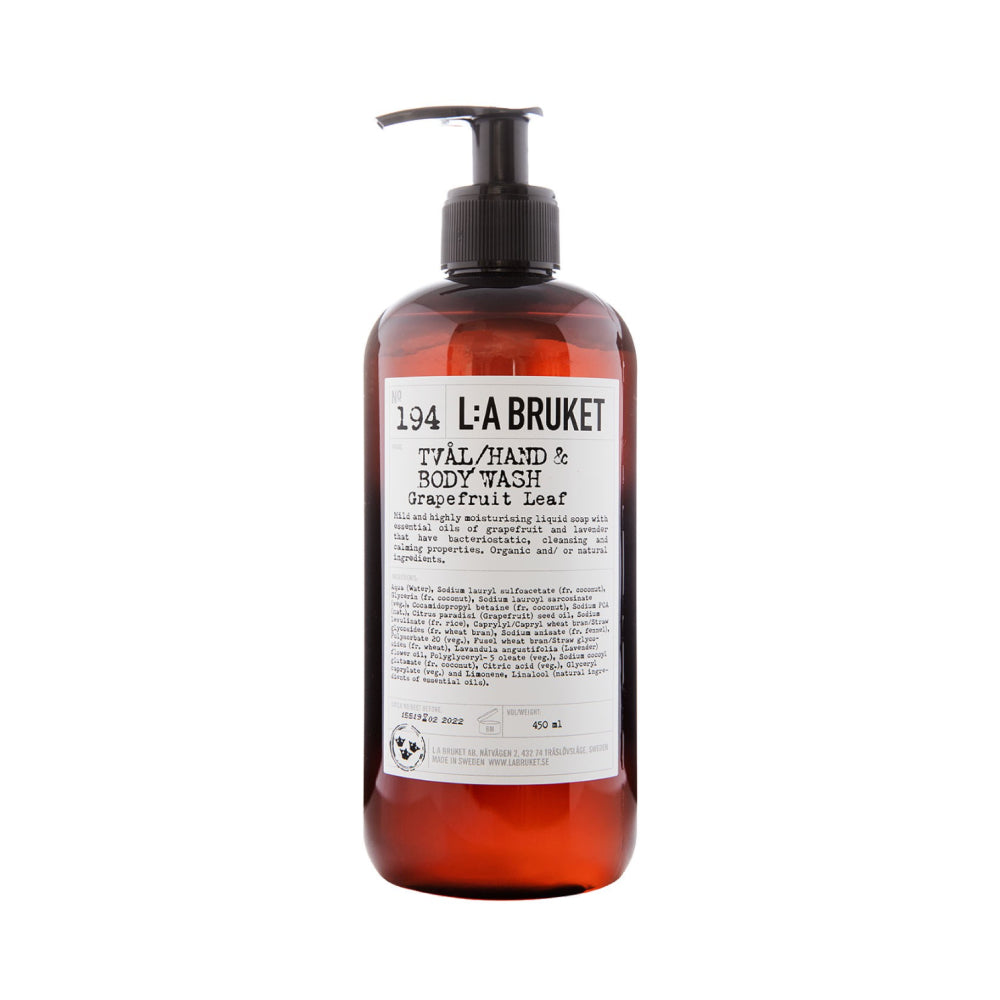 L:A Bruket 194 Hand & Body Wash Grapefruit Leaf