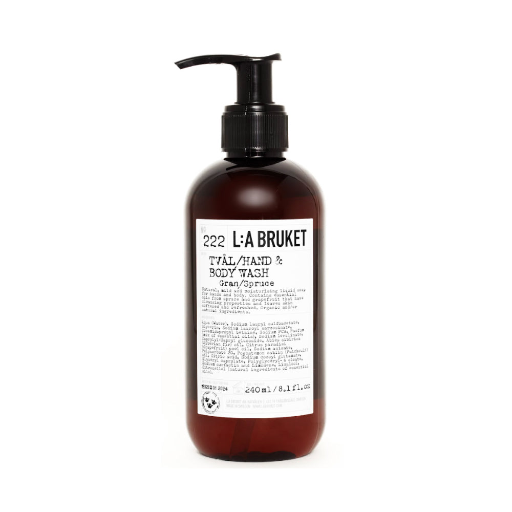 L:A Bruket 222 Hand & Body Wash Spruce